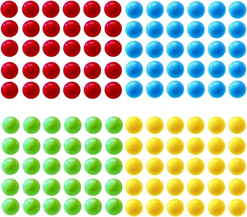 120 bolas de canicas de repuesto para juegos compatibles con hipopótamos hambrientos hambrientos