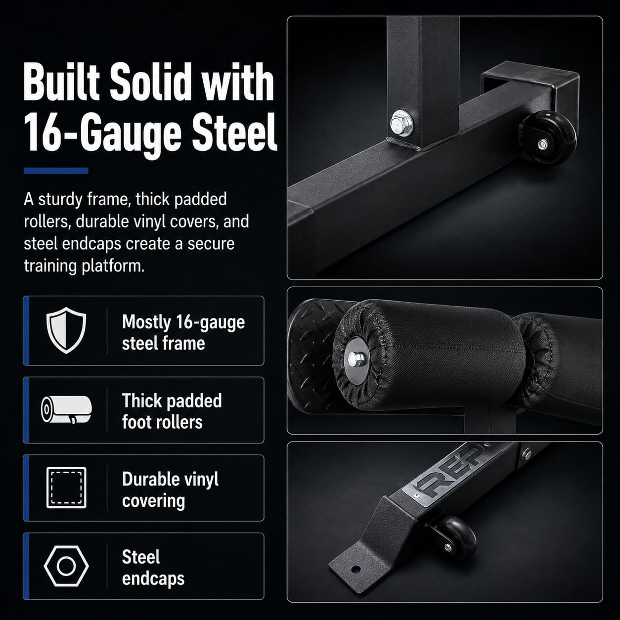 Amazon.com: REP Fitness Glute Ham Developer, Commercial Grade GHD