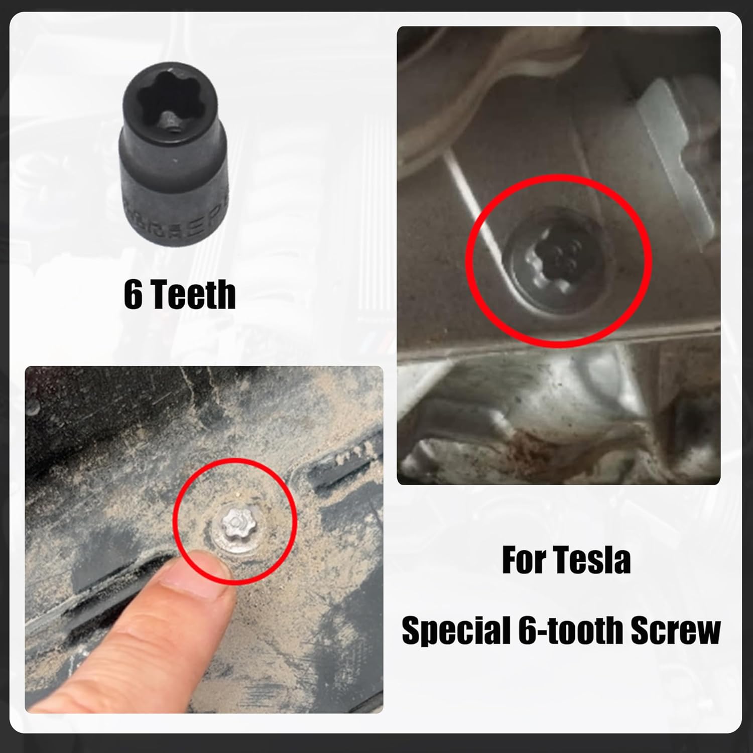 Torx Plus Socket Set, External Torx Plus 6 Point EP Socket EP4 - EP32 19Pcs With 1/2'' 3/8'' 1/4'' Dr, Replacement for E-TORX Socket Set, Works with Most Cars and Tesla