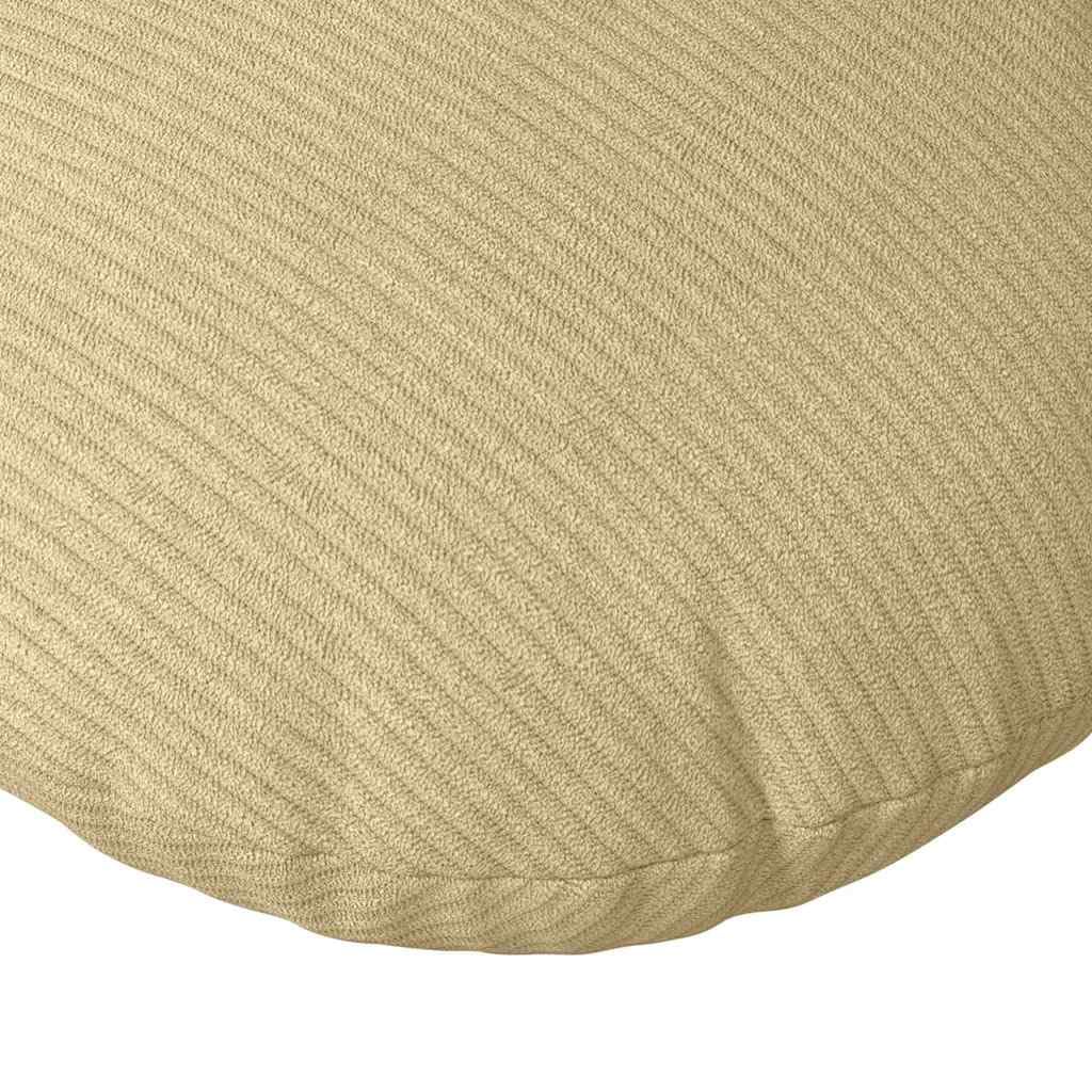 Sitzkissen 2 Stück Grau-Grün Ø30 x 13 cm Cordstoff, weiche Sitzpolster für Stühle und Sofa, vielseitige Sitzauflage, runde Lendenkissen für Wohnzimmer Esszimmer Home Office