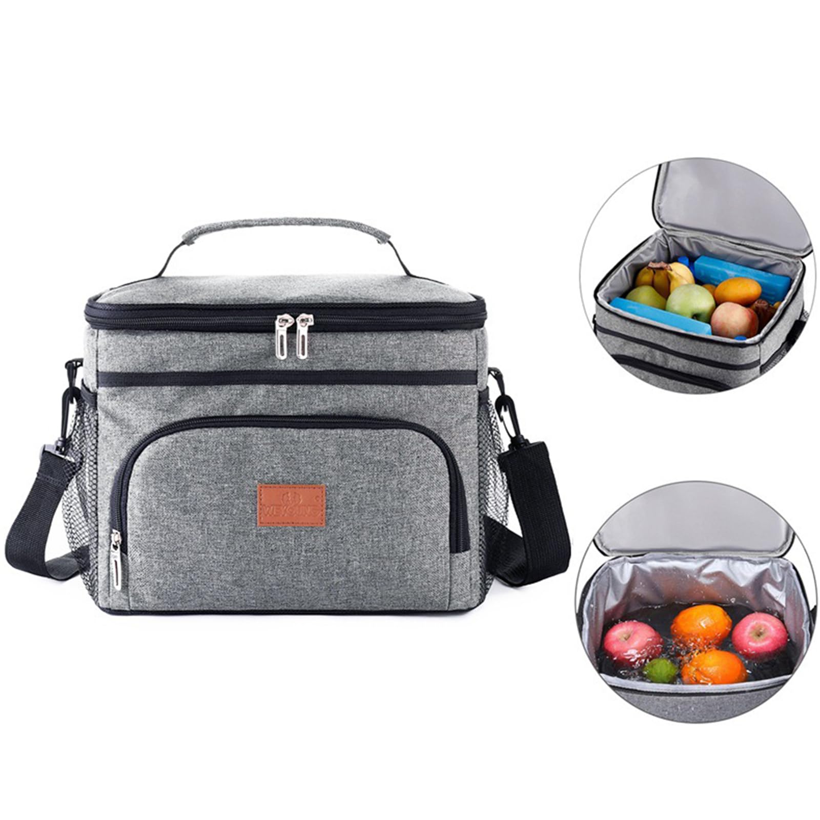 Borsa per pranzo per picnic in ufficio Viaggi all ' aperto Escursionismo Contenitore per cena isolato portatile Scatola per alimenti termica per studenti