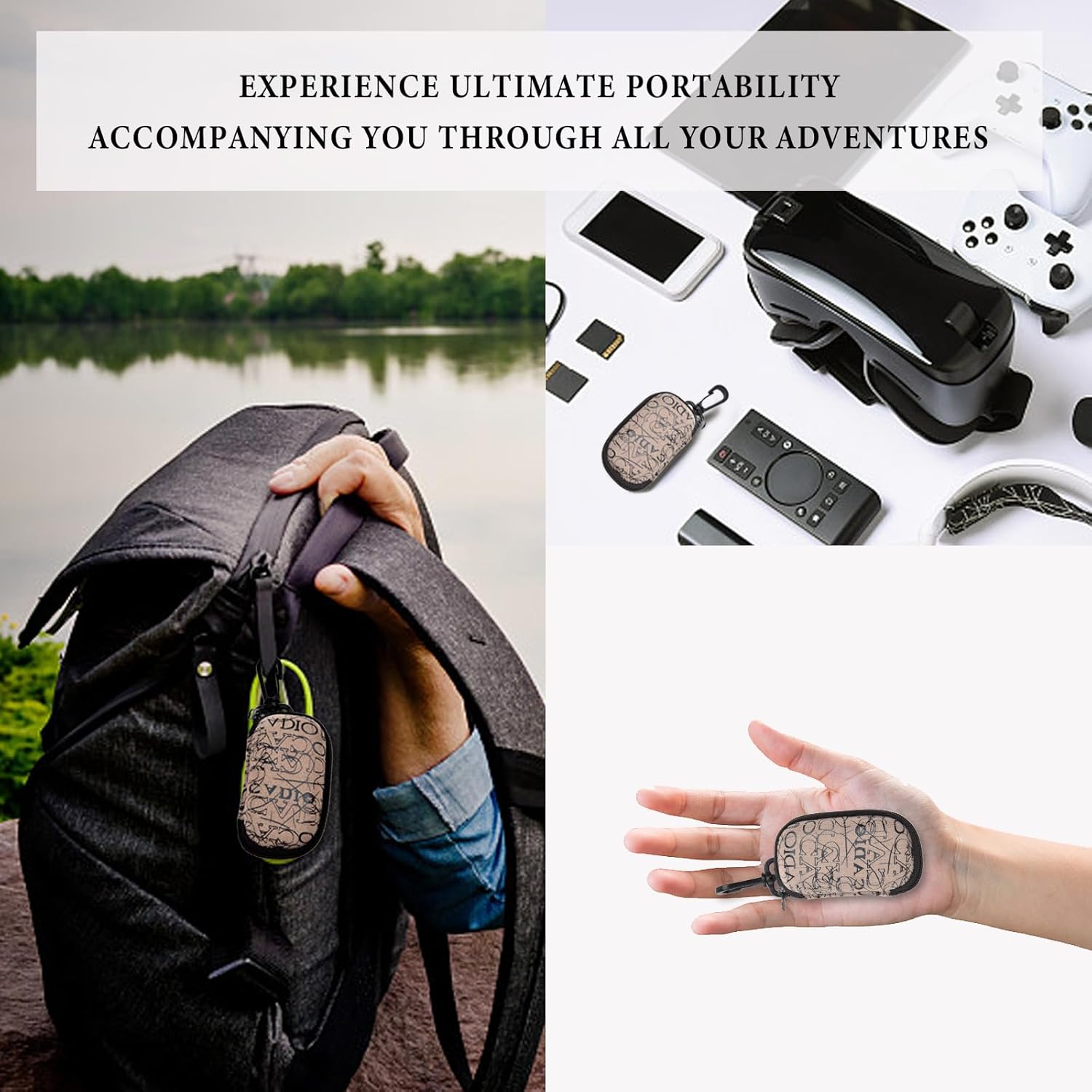 Folding Reading Glasses for Women Men Portable Blue Light Readers Compact Reading Eyeglasses with Zipper Case - Image 5