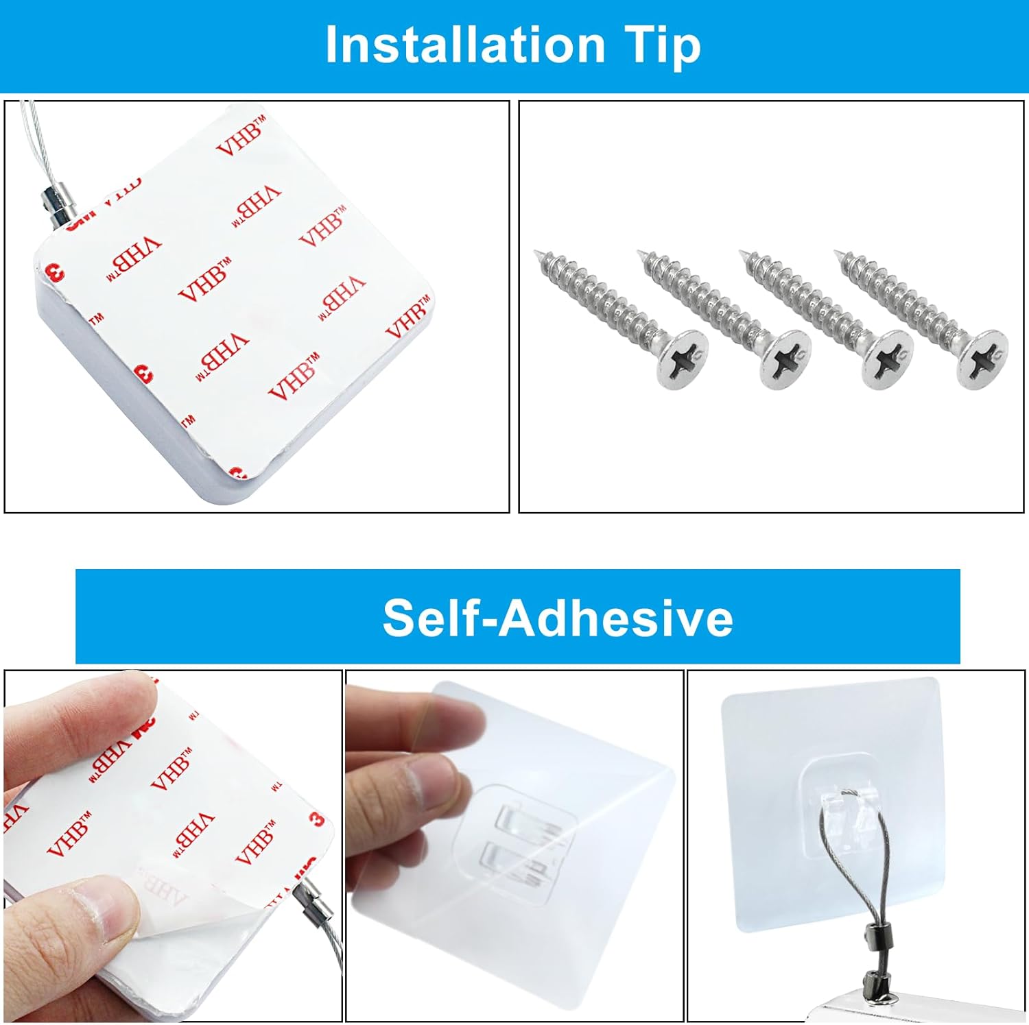 2pcs Punch Free Automatic Sliding Door Closer, Auto Sensor with Steel Drawstring for Bathroom Bedroom Office (White)