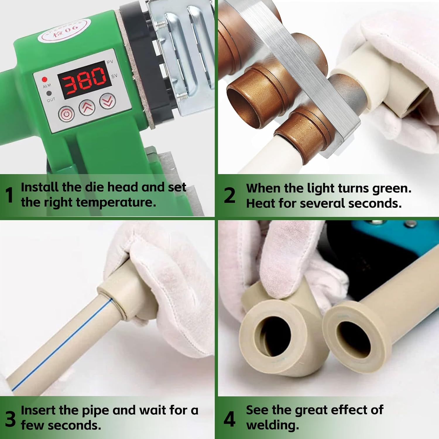 How to use a pipe welding machine