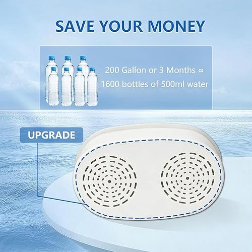 Miniatura 5 de Filtro de repuesto para Waterdrop WD-PF-01A Plus, reduce PFOA/PFOS, cloro, compatible con jarras Waterdrop, dura 3 meses o 200 galones, paquete de 2