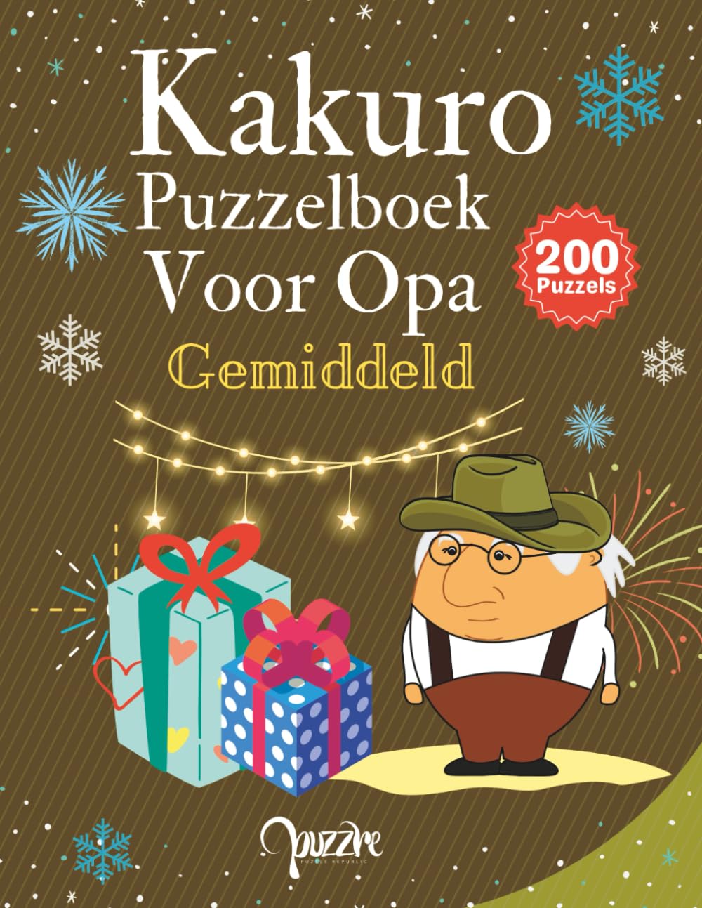 Kakuro Puzzelboek Voor Opa Gemiddeld: Logische Puzzels Voor Senioren