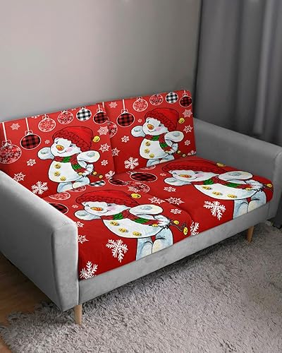 Miniatura 3 de Christmas Sofa Couch Cushion Covers Washable, Removable Stretchable Sectional Couch Covers Slipcovers for L & T Shape Sofa Furniture Protector M
