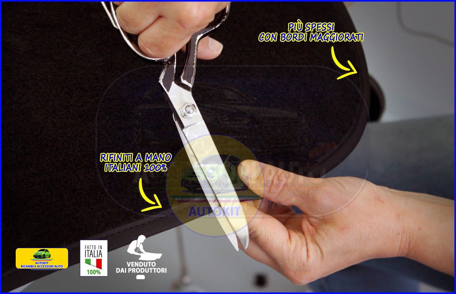 Tappetino singolo solo lato guida Tappeti auto in Moquette antiscivolo Specifico per Yaris (XP130, XP150) prodotte dal 10/2011 al 08/2020-131612