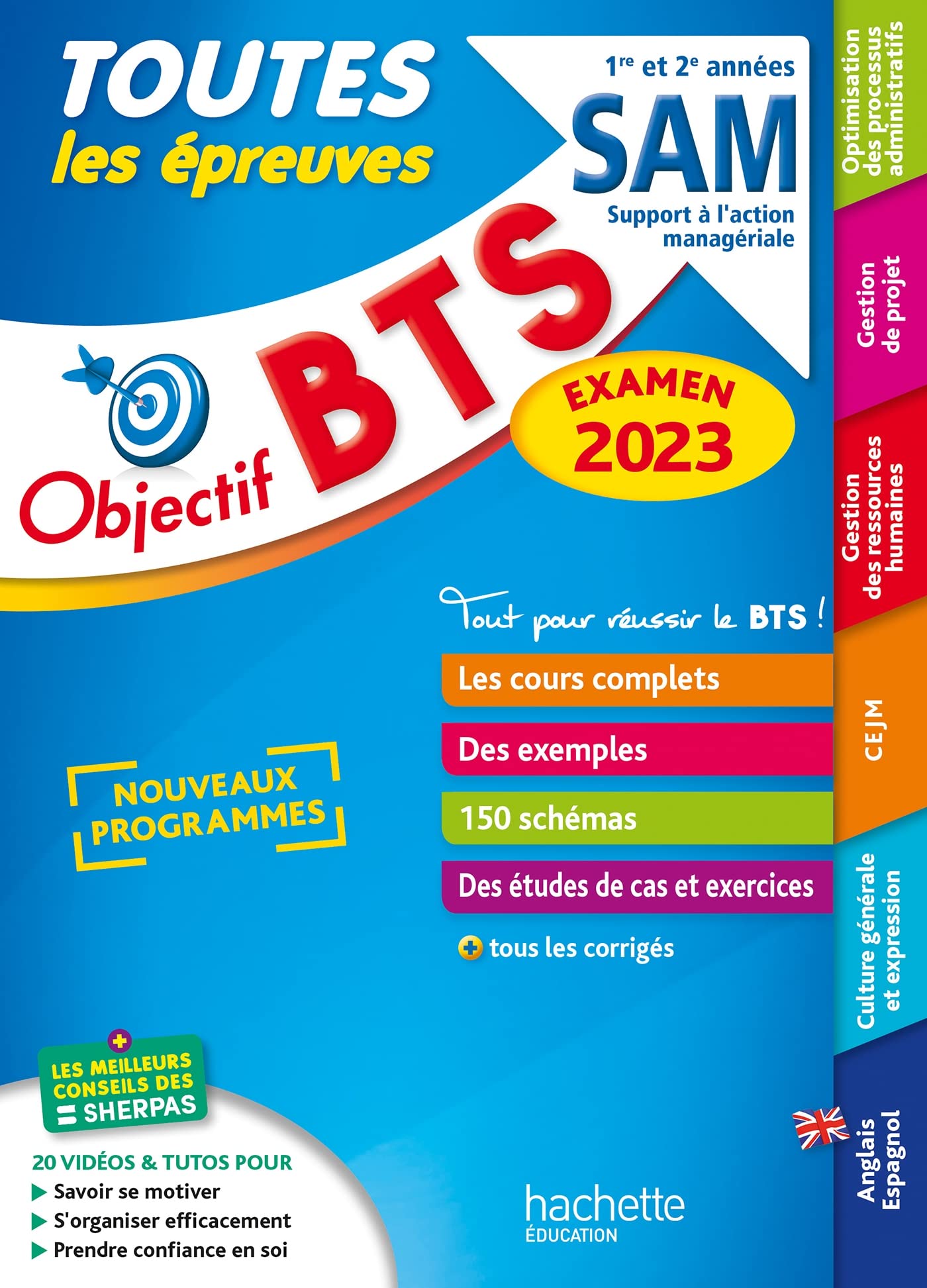 Objectif BTS SAM (1re et 2e années) - Toutes les épreuves, examen 2023