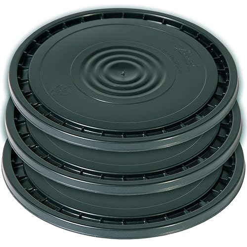 Miniatura 10 de Meranti Tapa de cubo reutilizable de 3.5, 5, 6 y 7 galones, grado alimenticio, color azul