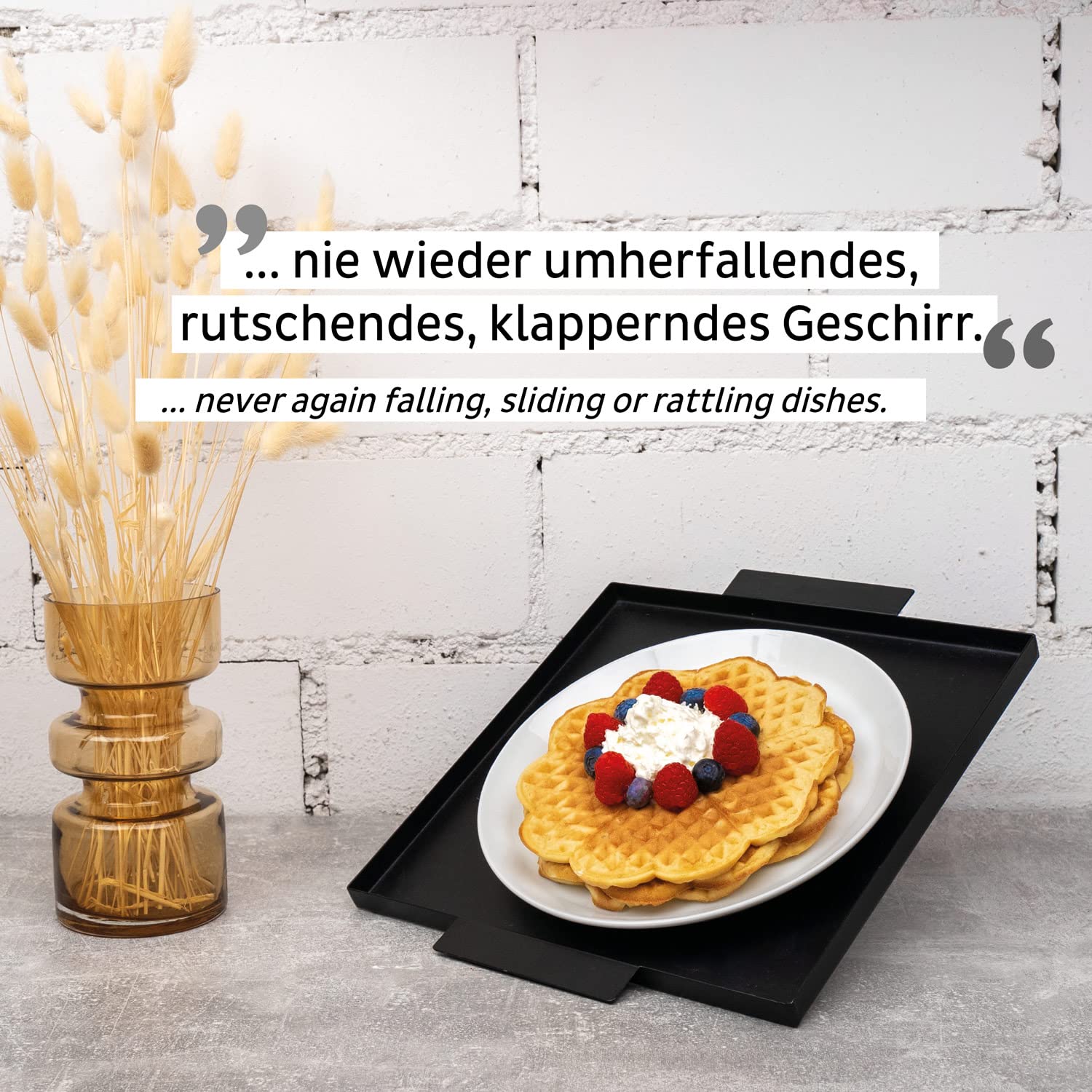 Silwy® porcelanowe talerze magnetyczne (zestaw 2 szt.) – idealne na kemping, do przyczep kempingowych i łodzi – antypoślizgowe naczynia można układać w stos bez stuknięcia
