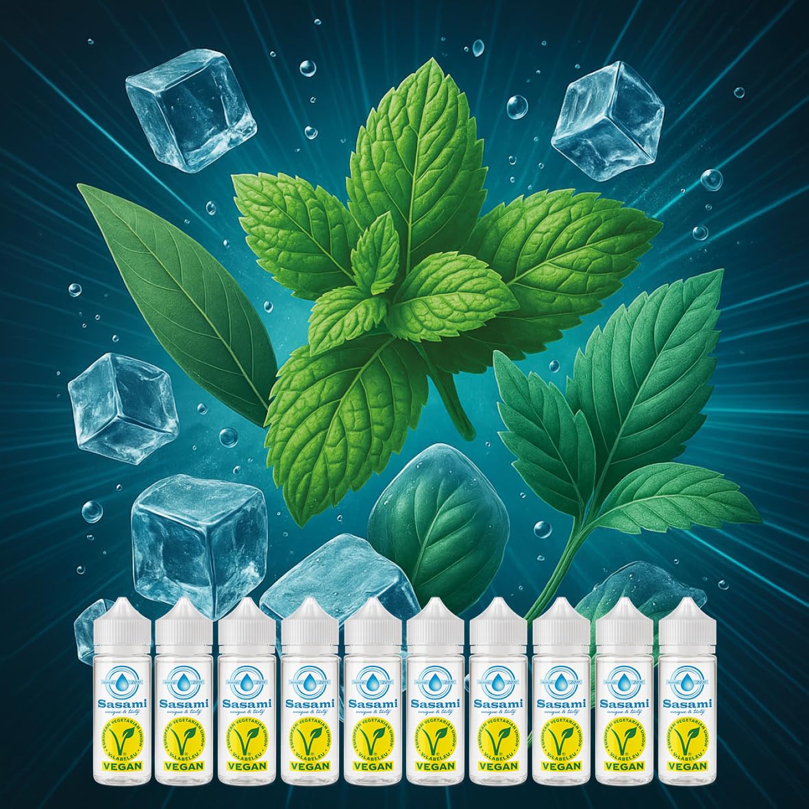 Arctic Breeze Edition - Kolekcja Sasami Signature - Zestaw 10 x 10ml koncentratów aromatów - Wegańskie
