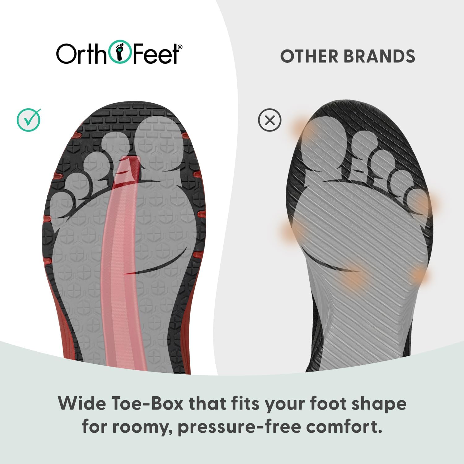 Orthofeet Men's Orthopedic Hands-Free Tilos Slip-On Sneakers - Image 6