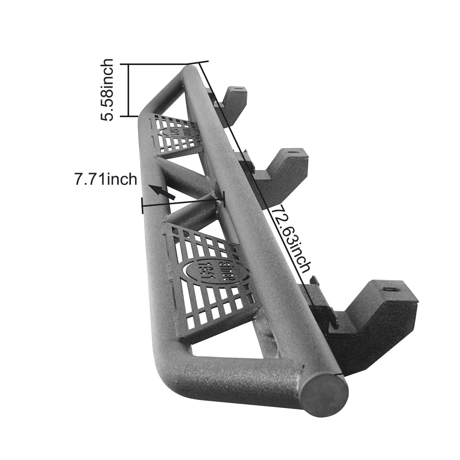Buy Hooke Road For Jeep Wrangler JL Side Steps Running Boards Slider 
