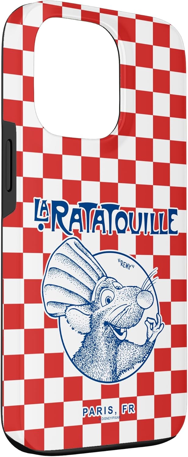 iPhone 13 Pro Disney Pixar Ratatouille Delivery Box Red White Checkered Case