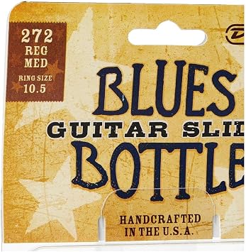 Jim Dunlop Blues Bottle Regular Wall Medium Clear Glass Slide