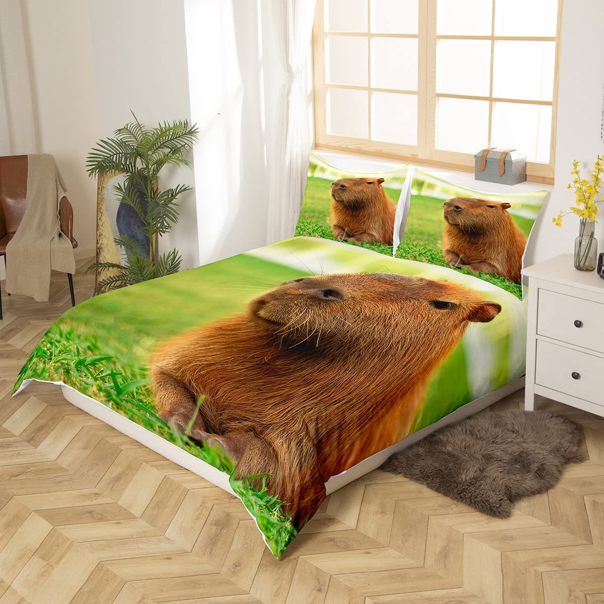 Set Copripiumino Mickey Mouse 3D | Microfibra Morbida | 3 Pezzi Per Letto Matrimoniale 240x220 Cm