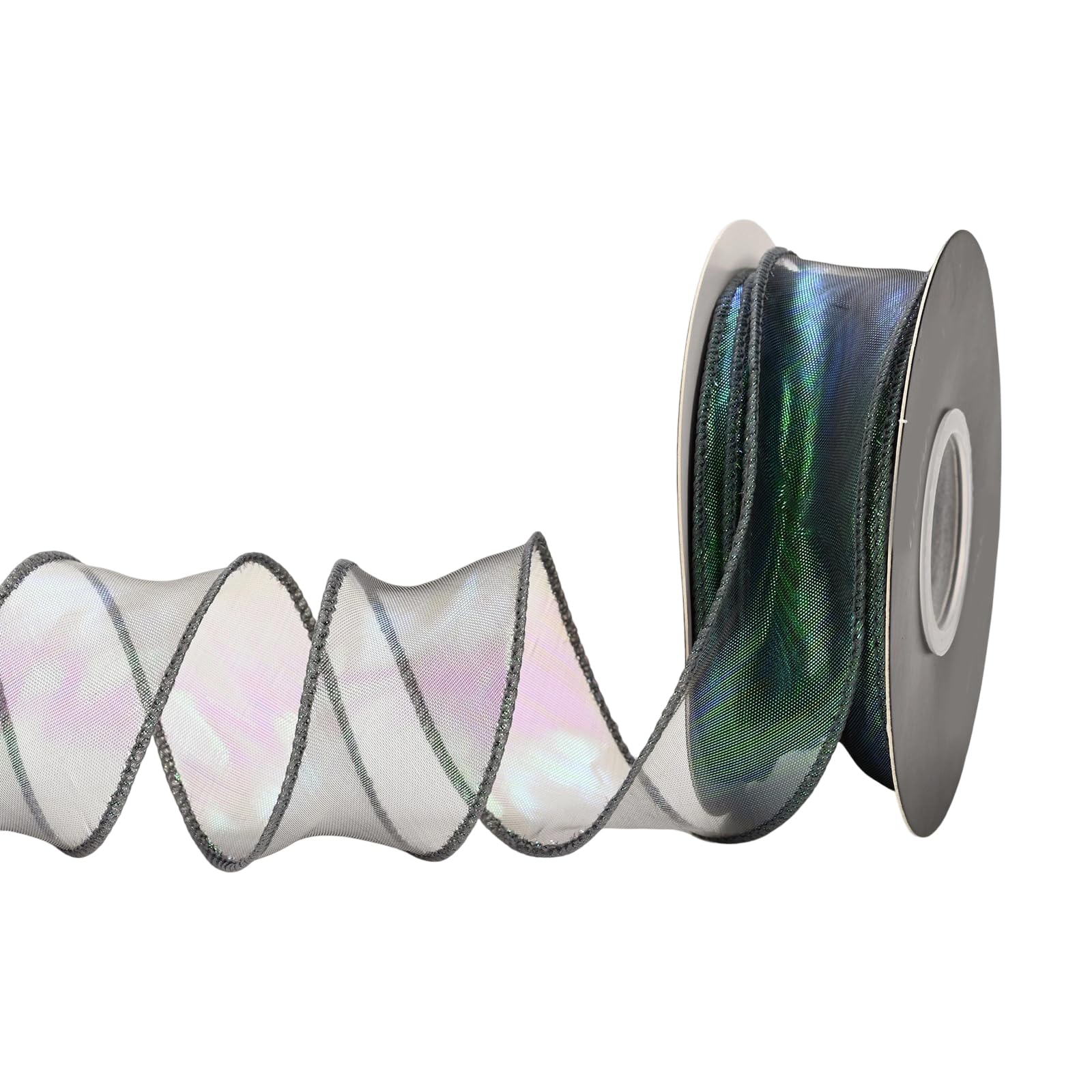Xjdzineq Organza Ribbon 40mmx9Meters Colorful Ribbons Sheer Christmas for Bouquets Wedding Reflective Ribbon