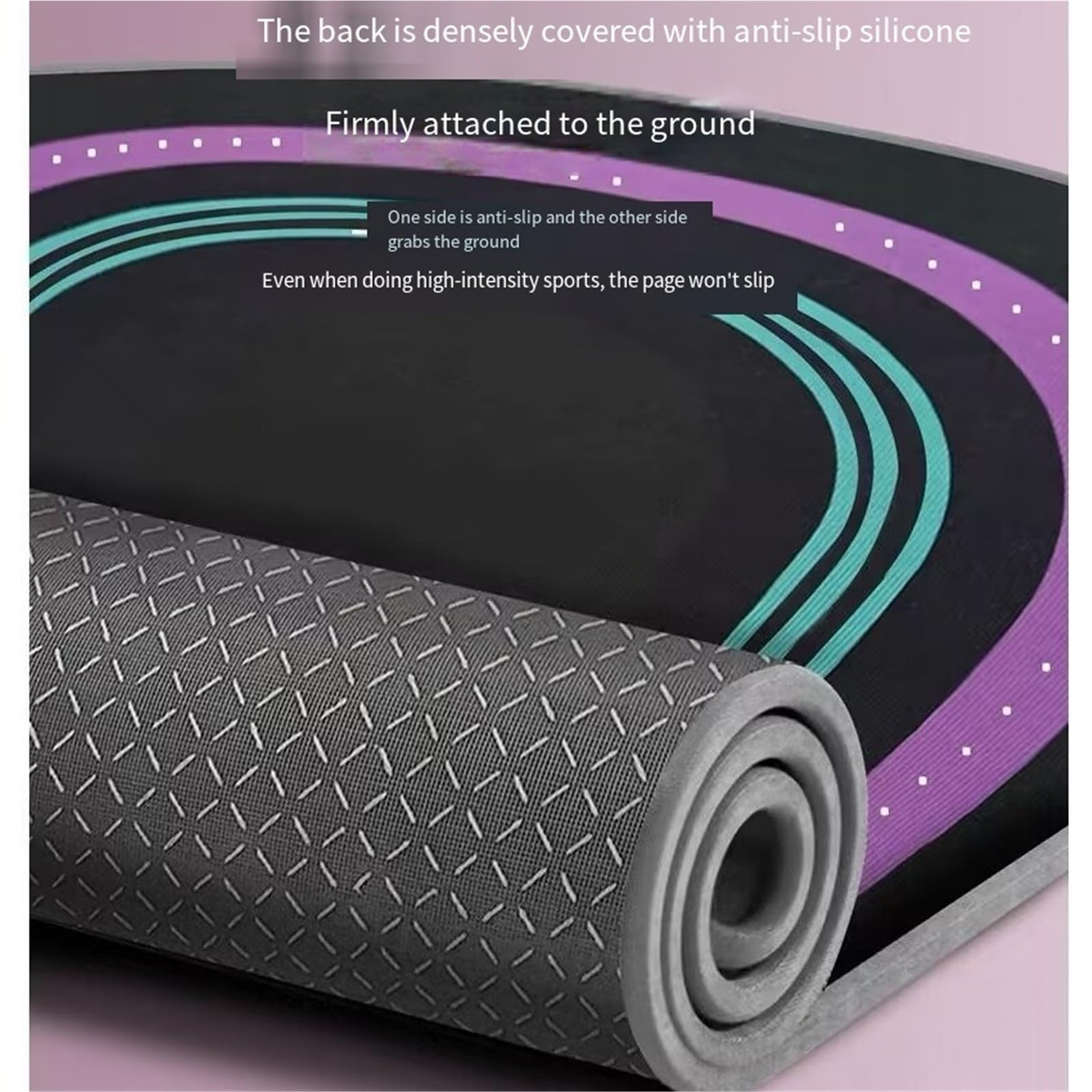 Bodenmatte für den Haushalt, Fitness, Springseil, Schalldämmung, Stoßdämpfer, Yogamatte, rutschfeste Matte
