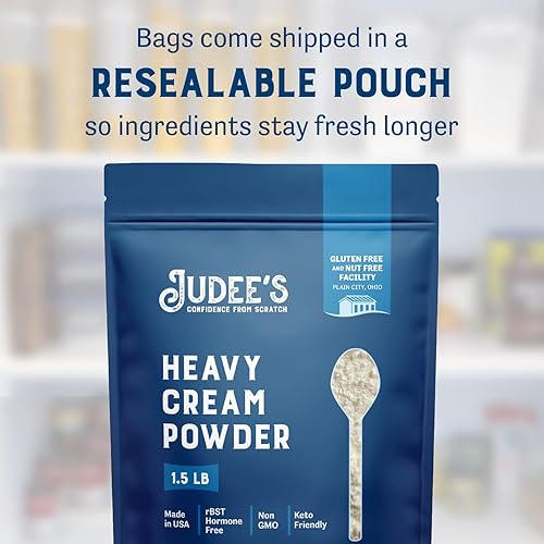 Miniatura 25 de Judee's - Crema en polvo 100% libre de gluten, 11 onzas, libre de transgénicos y conservantes, producida en los Estados Unidos, apta para dieta
