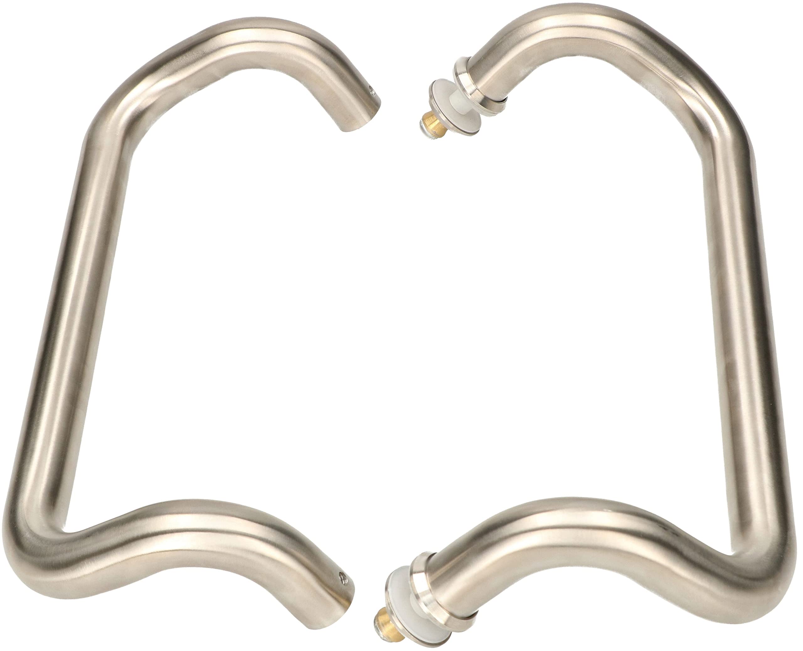 KOTARBA® 2 pezzi maniglia per porta di casa, 300 mm, acciaio inox, maniglia per porta di casa