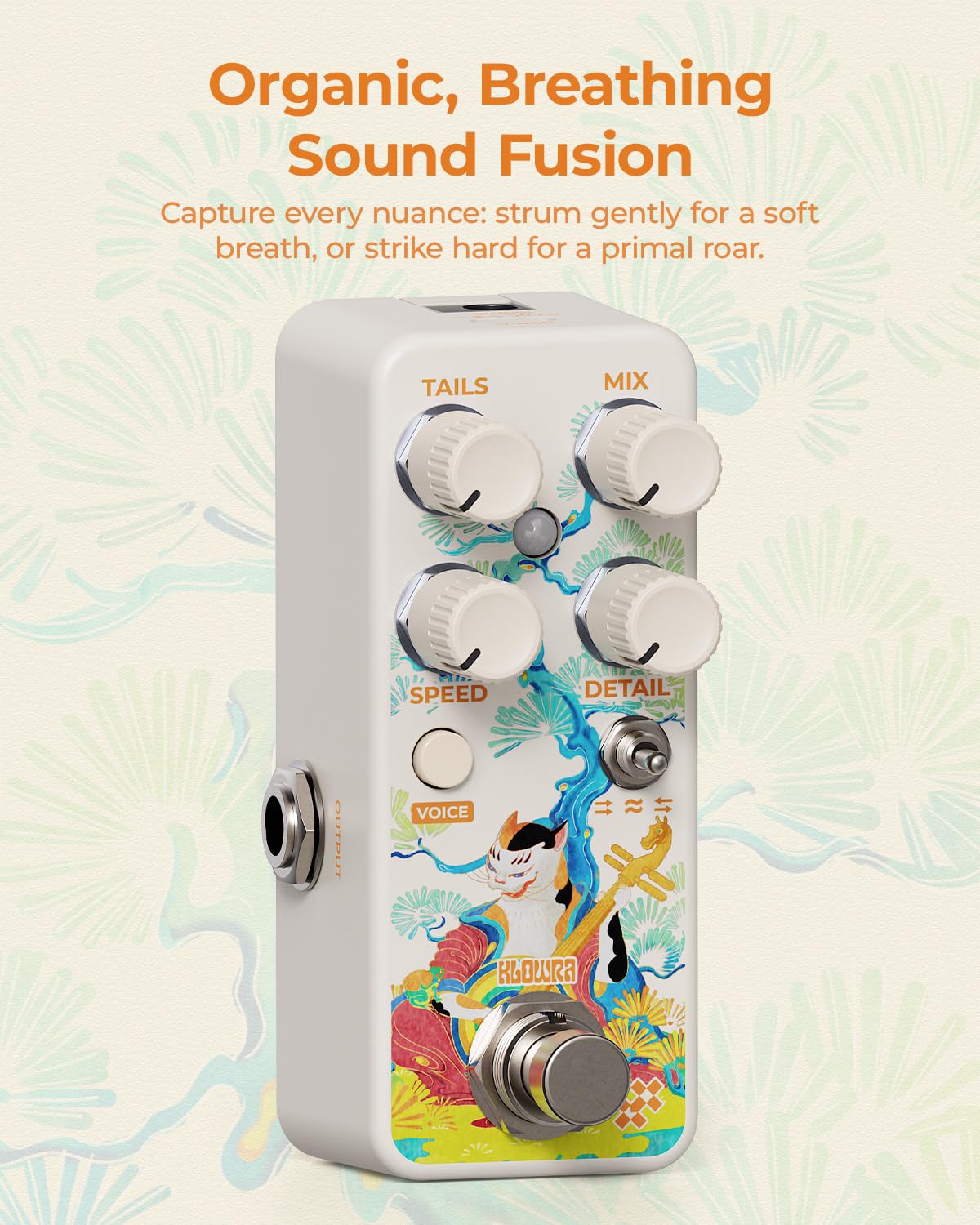 South Zoo Voice Synth Pedal - Sintetizzatore polifonico a tripla voce | con Invert Pitch Follow, Freeze Textures & Lo-Fi Glitch & Experimental Animal Sound Effects Shifte Pedale per chitarra