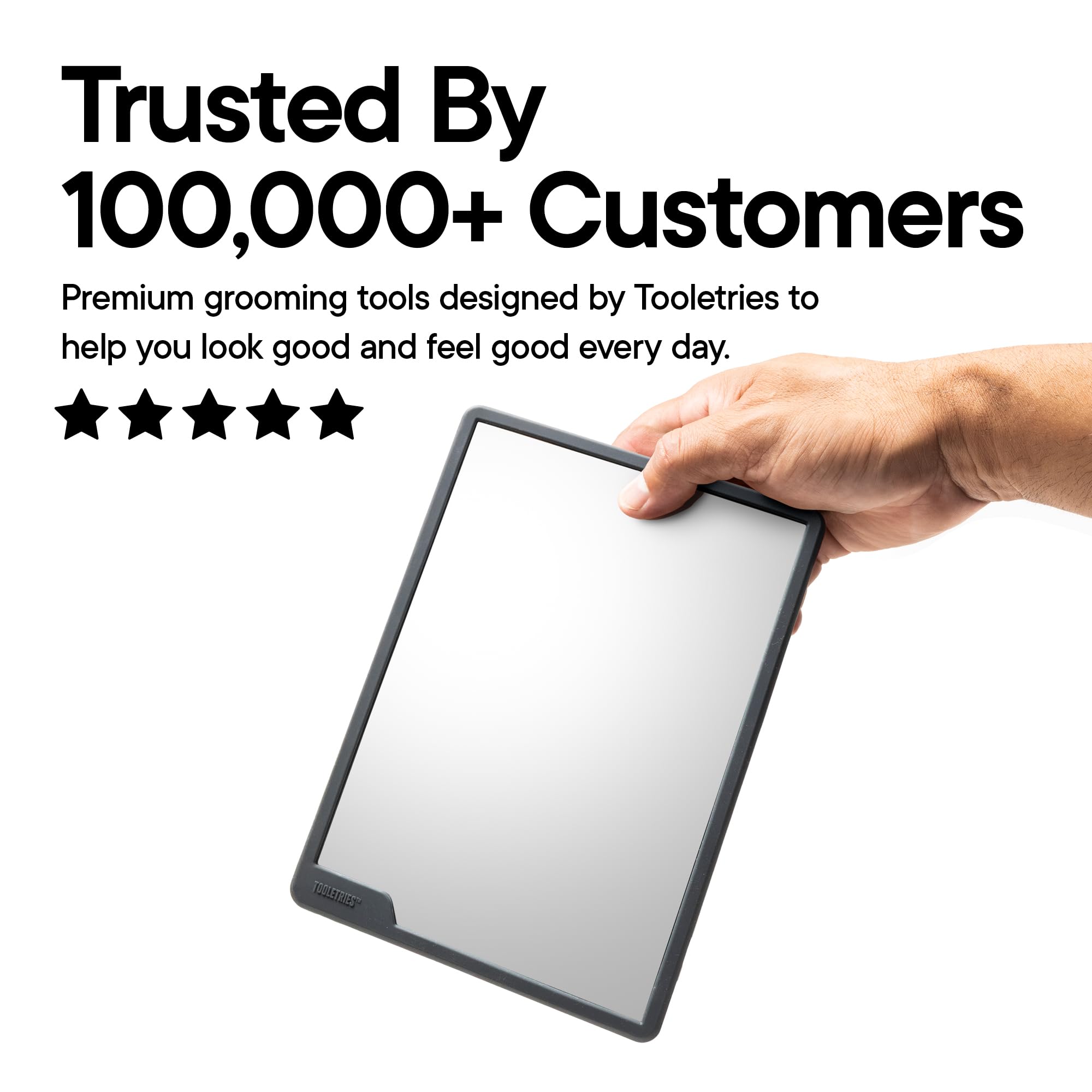 TOOLETRIES Hugo Maxi Large Fog-Reducing Shower Mirror