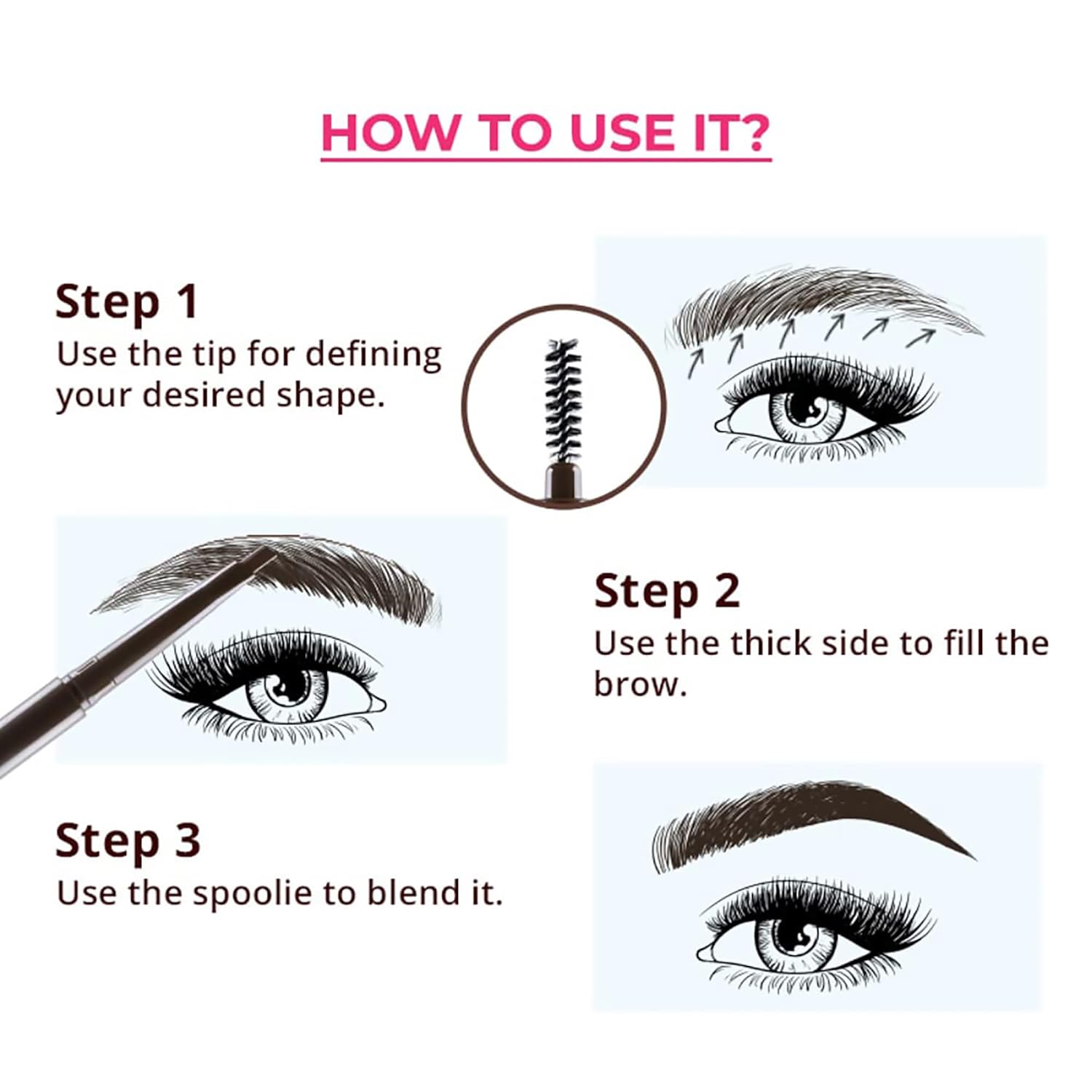 Nykaa Cosmetics Browgirl Eyebrow Definer Pencil - Long-Wear and Cruelty-Free Brow Pencil - Eyebrow Pen with Argan Oil - Bewitched Chestnut - 0.01 oz
