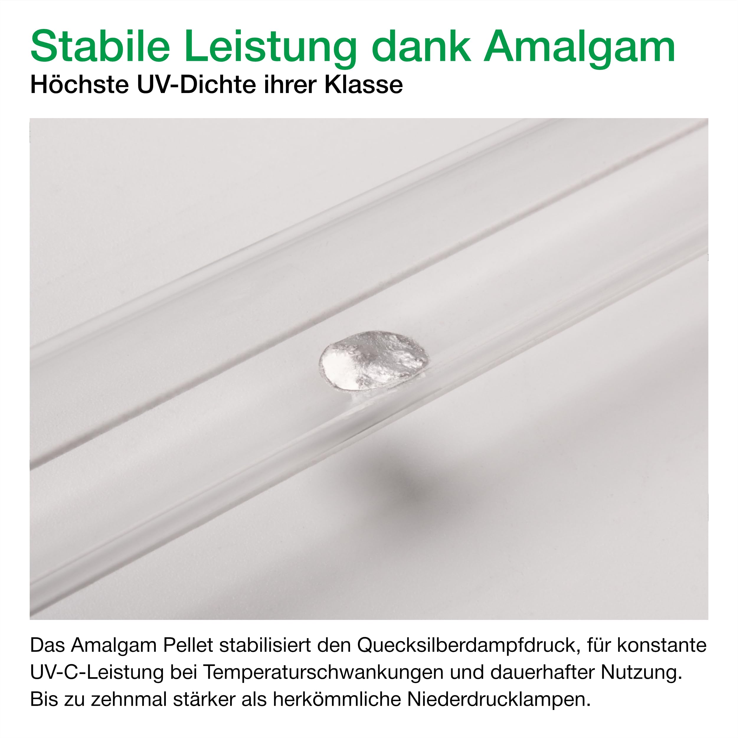 Ersatzlampe UVC 40 Watt Amalgam Lampe für Teich und Koiteich Filter | 4-Pin BASE C