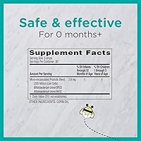 Vista 6 de Zarbee's Gotas probióticas para bebés, digestivo diario + apoyo inmunológico, recién nacidos y más, 0.27 onzas líquidas