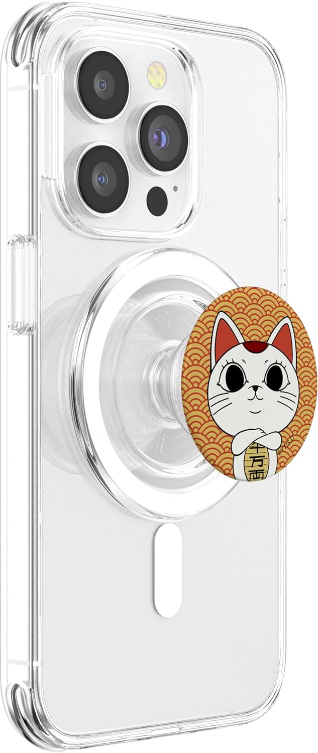 Dan Da Dan Turbo Granny Lucky Cat Japanese Pattern Anime PopSockets PopGrip for MagSafe