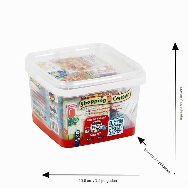 Foto 3 de 4 de Theo Klein 7215 Caja pequeña Llena de Productos franceses, con Cajas y Botes para Tienda