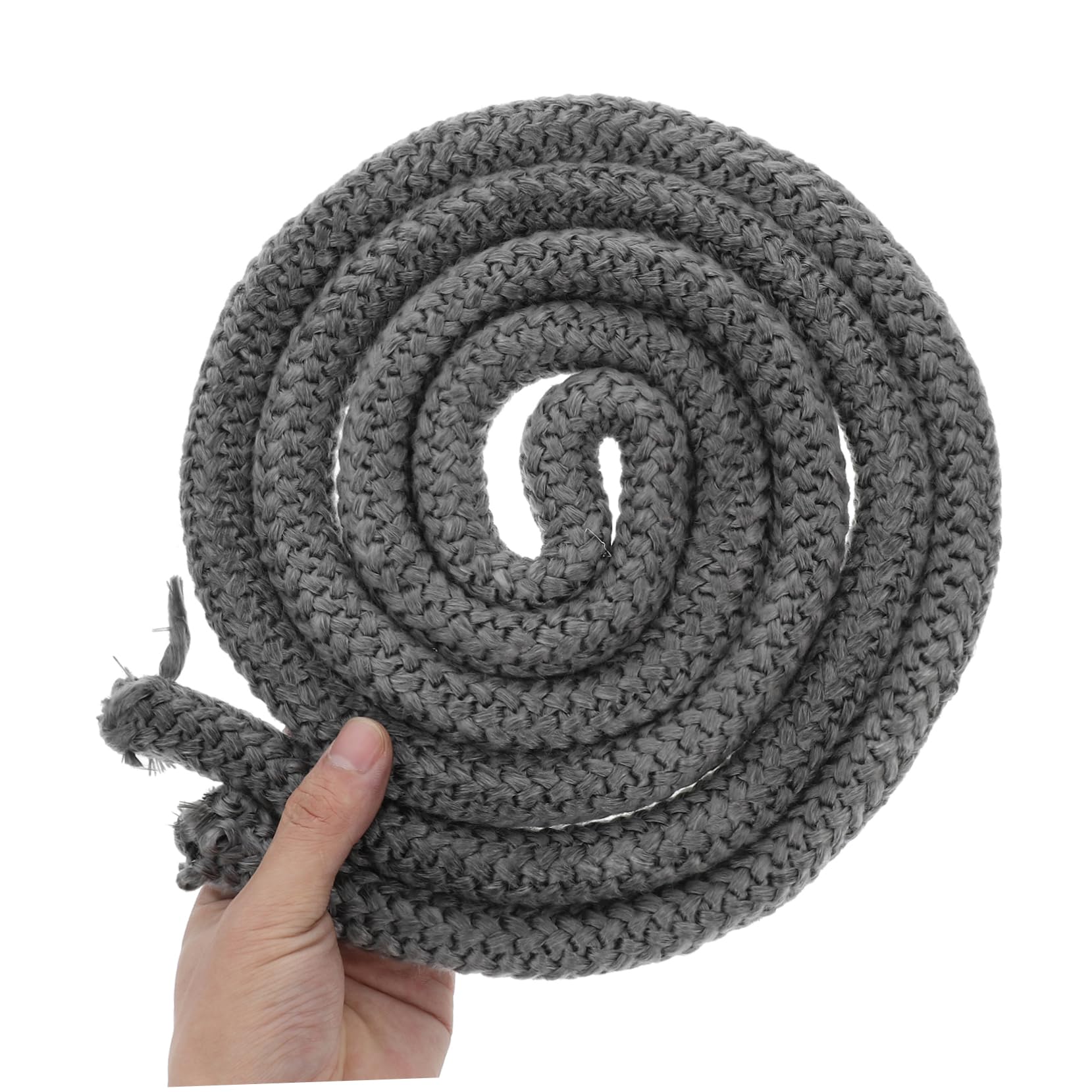 Mikikit 5m Corda di Tenuta Ignifuga per Caminetto a Legna Kit di Guarnizioni per Porte di Caminetti Pellet Sigillante per Caminetti Materiale per Guarnizioni Resistente alle Alte Temperatu