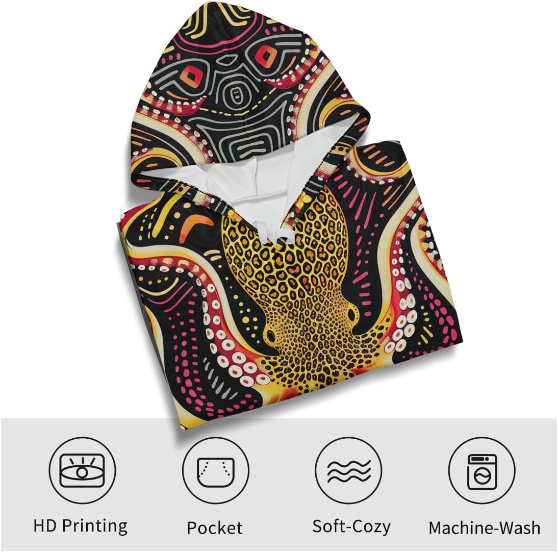 GHUALURU Unisex Cool Octopus Print Hoodies Sweatshirts Novelty Graphic Hooded Pullover Long Sleeve - Image 4