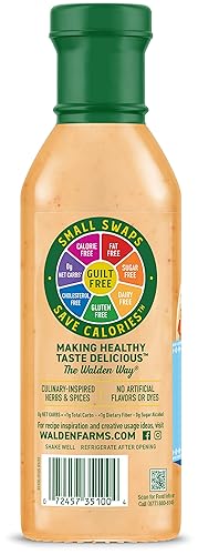 Miniatura 2 de Walden Farms Street Taco Sauce Taco Ranch - Sin calorías, sin gluten, bajo en carbohidratos, apto para dieta cetogénica, sin azúcar, sabor picante
