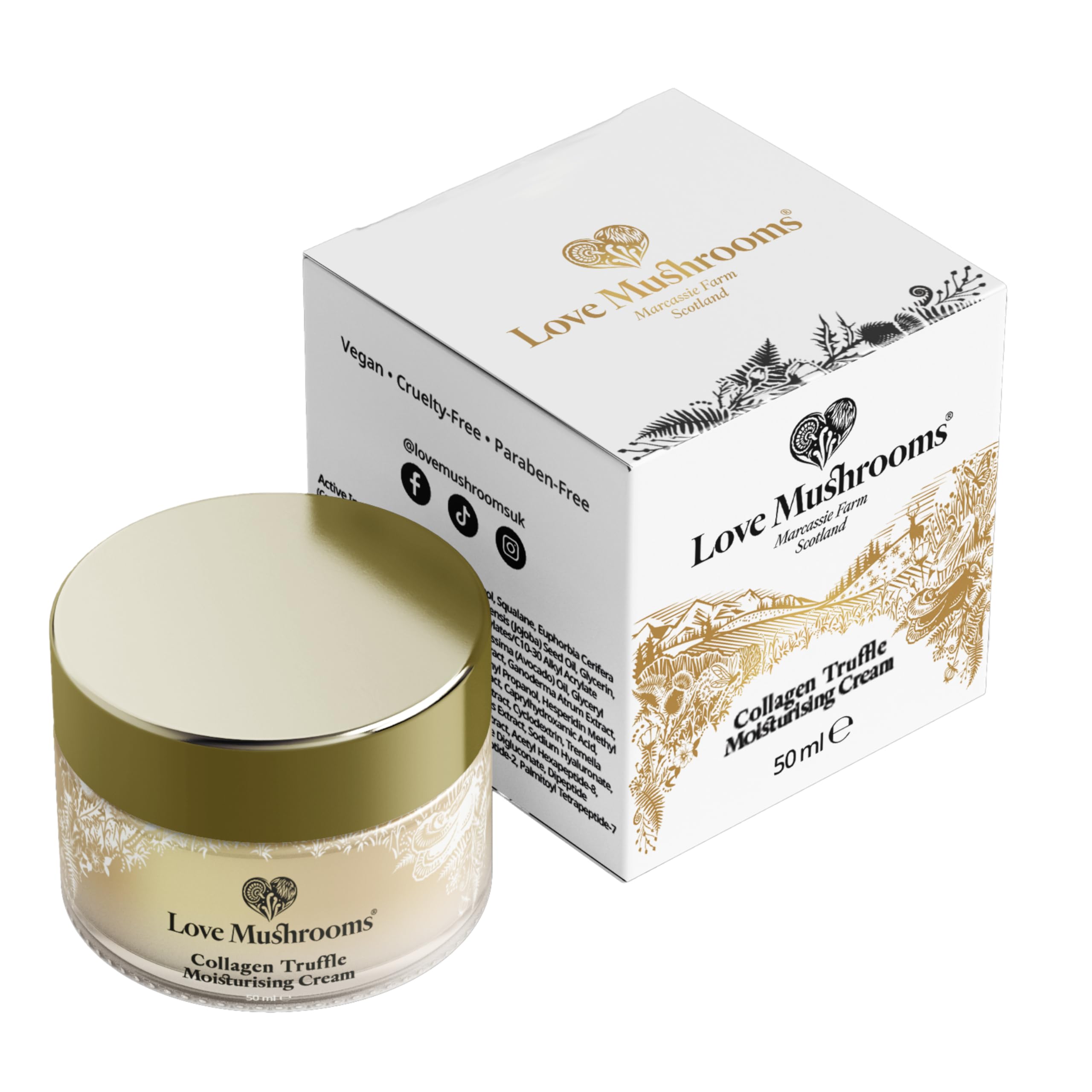 – Face Moisturising Cream 50ml | Hydration & Radiance Boosting Face Cream | Nourishing Oils, Collagen & Peptide Blend - Helps Smooth, Firm & Strengthen the Skin Barrier