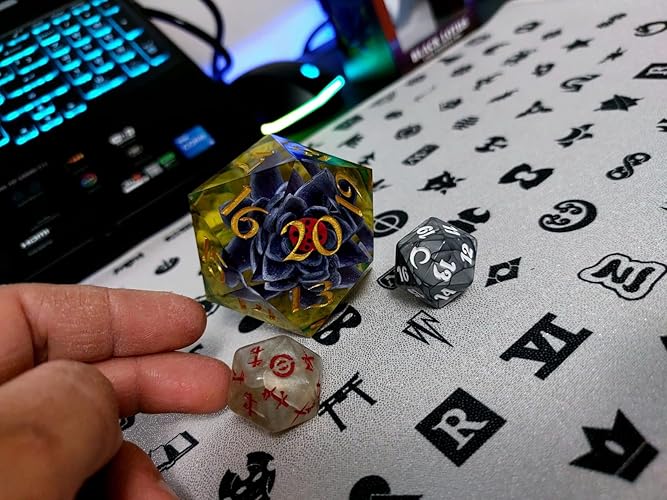 Amazon | 54mm d20 MTG Black Lotus Spindown | ダイス・サイコロ