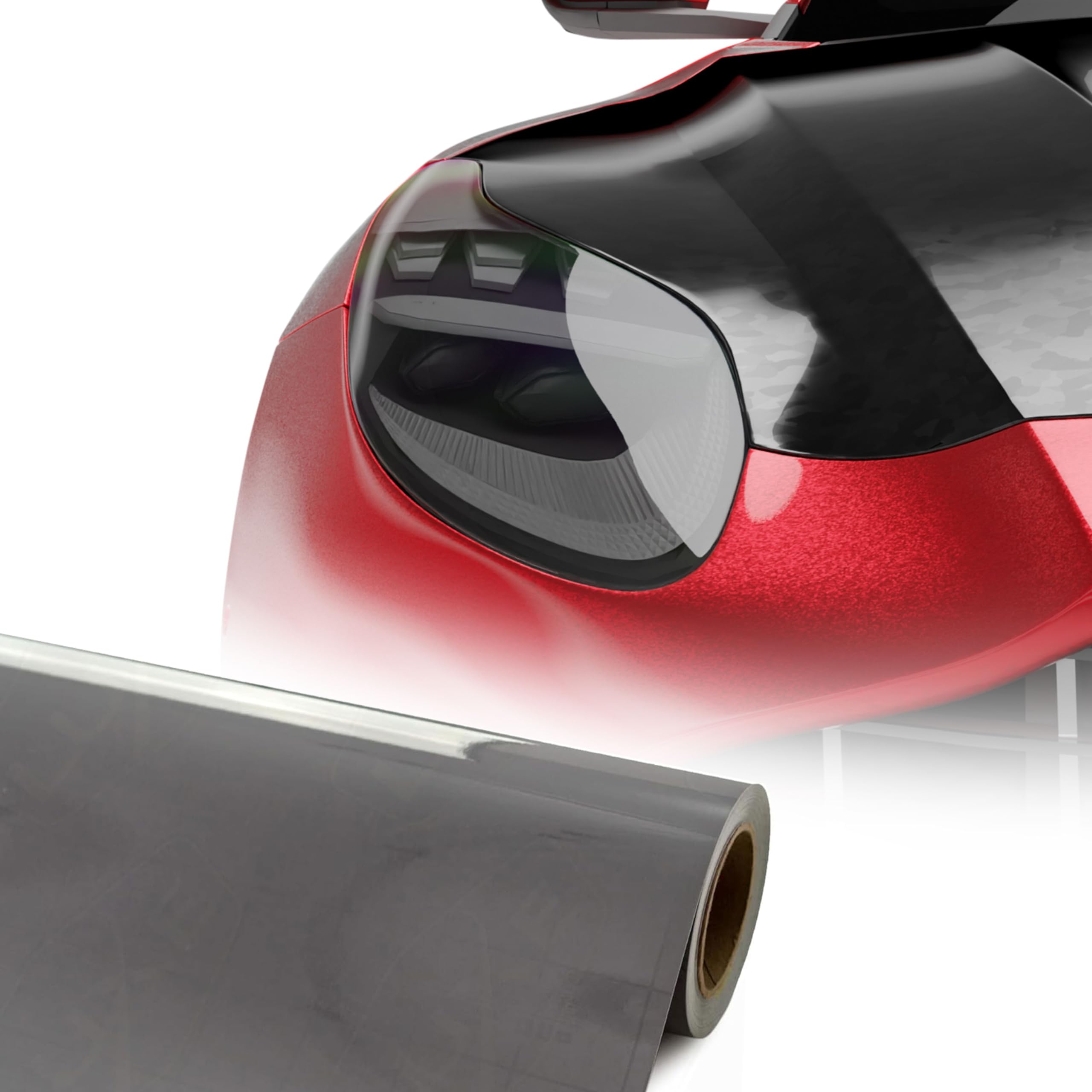 Luxe LightWrap Light Smoke Universal Headlight Tail Light Tint Kit (20” x 3 Yard)