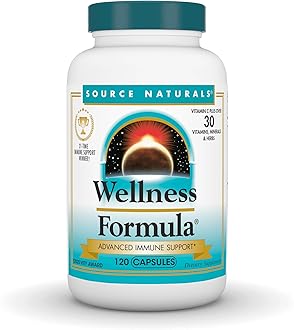 Source Naturals Wellness Formula, Advanced Immune Support*, Bio-Aligned Vitamins & Herbal Defense - Immune System Support Supplement & Immunity Booster - 120 Capsules