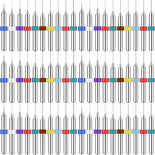 Vista 28 de Juego de micro brocas de carburo de tungsteno, placa de circuito de impresión PCB de acero de tungsteno, flauta cnc, fresadora CNC para placa