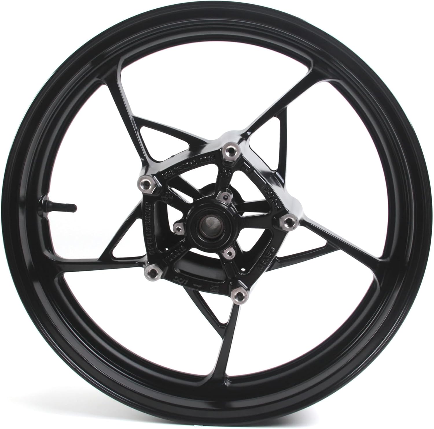 Arashi Front Wheel Rim for Kawasaki Z900 2017-2025, Z900 SE 20022-2025, Motorcycle Replacement Accessories Parts Gloss Black