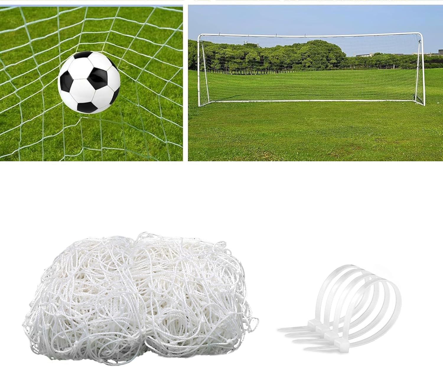 Football Netting Training Soccer Net Weather Football Goal Netting Easy Installation and Storage