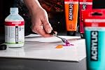 Amsterdam Norme Series Tube acrylique 120ml Vert turquoise 661 (17096612) | Couleur vibrante avec bouteille en résine acrylique, haute résistance à la lumière, à base d'eau, forte couverture, pinceaux visibles