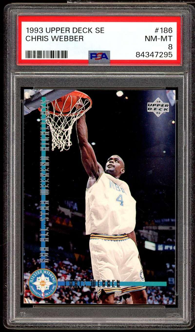 【希少】BRUCE WEBER 世界500部限定 ブルースウェバー ROOKIE Amazon.com: Chris Webber Rookie Card 1993-94 Upper Deck SE #186