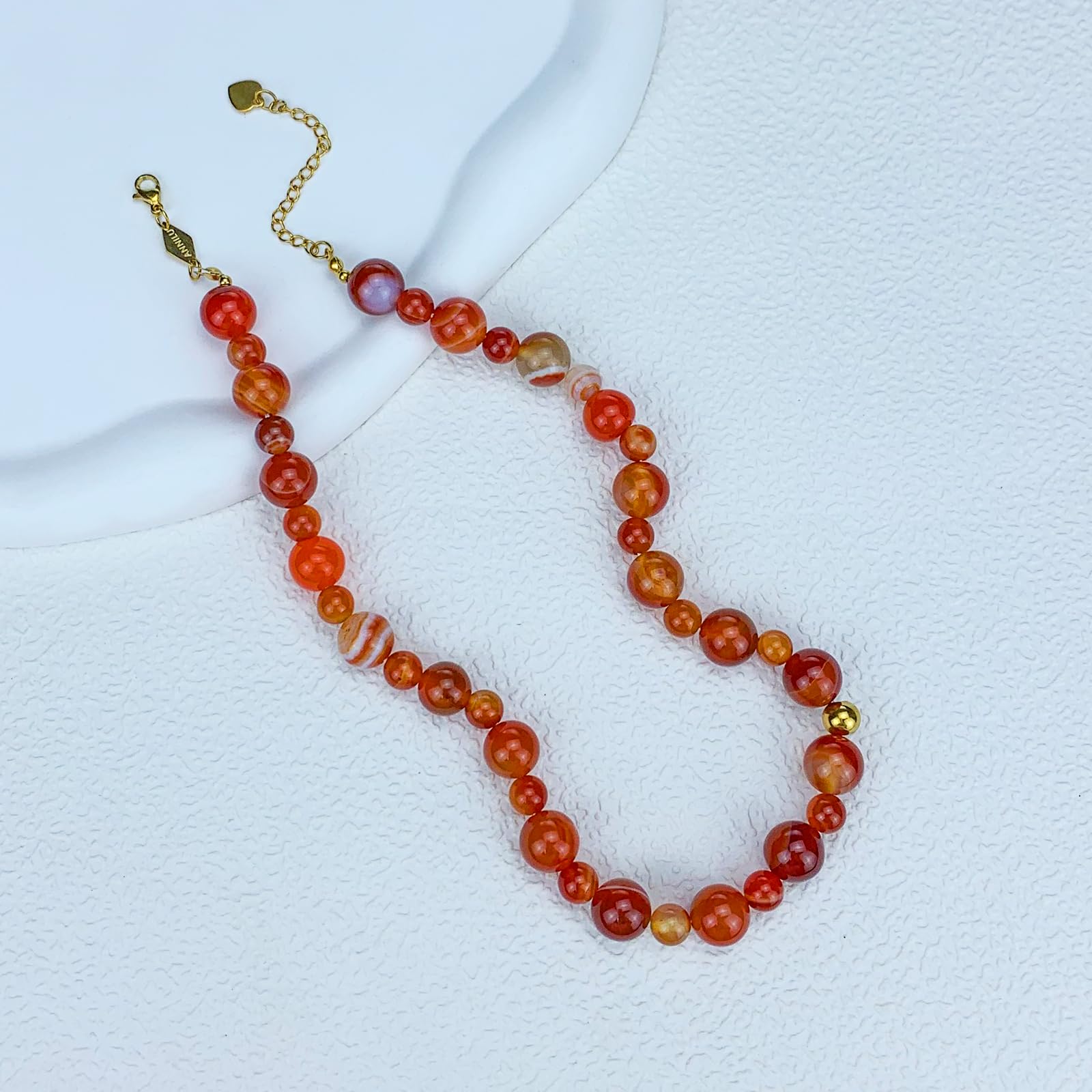Pietra preziosa con perline da donna, girocollo con perline in pietra naturale colorata Boho, gioielli da spiaggia estivi, regalo per donne