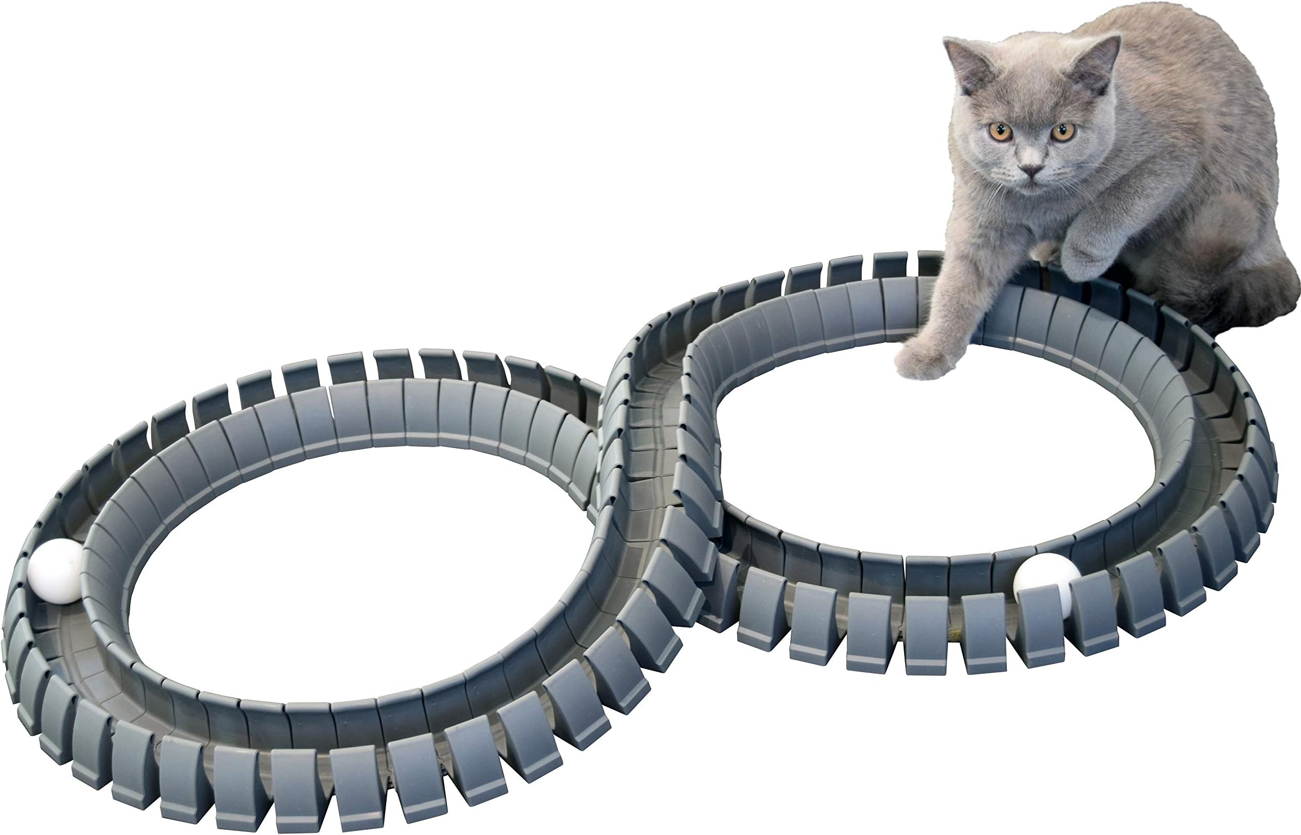 Magic Cat Track and Ball Toy for Kittens Pets Kitties Cats