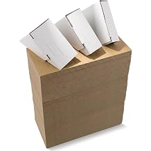 Mat Board Center, 120-Pack Adjustable Picture Frame Cardboard Corner Protectors for Shipping, Packing or Moving Art - 3 Size Depths to fit 1", 1.5", 2.1" Frames