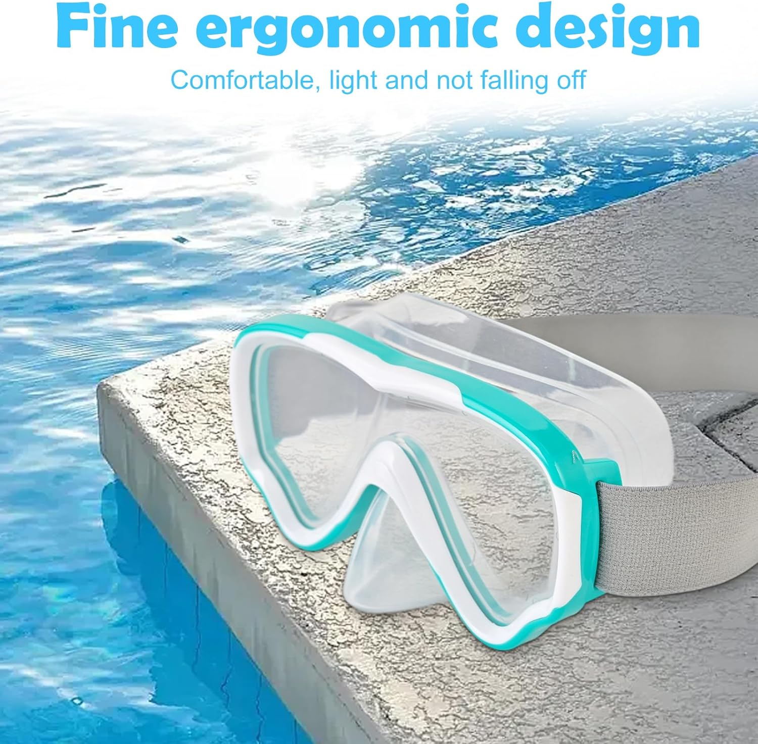 Búvárkodó szemüveg kék szín variáció