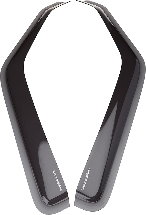 ClimAir Windabweiser Schwarz Für Peugeot 206 & 206+ 3-türig 1998-2012 - Reduziert Windgeräusche