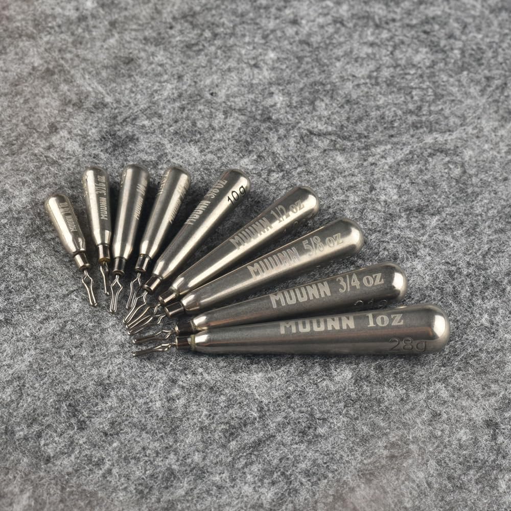 Tungsten Drop Shot Rig Weights, 10Pcs Drop Shot Weights Tungsten Fishing Sinkers, More Compact Than Lead Weights, Quick Attach Connect